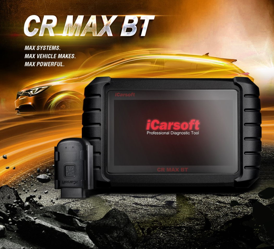 iCarsoft CR MAX OBD2 Car Diagnostics Tool, All Makes